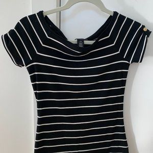 White and Black T-Shirt